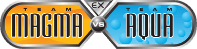 Team Magma vs Team Aqua logotyp