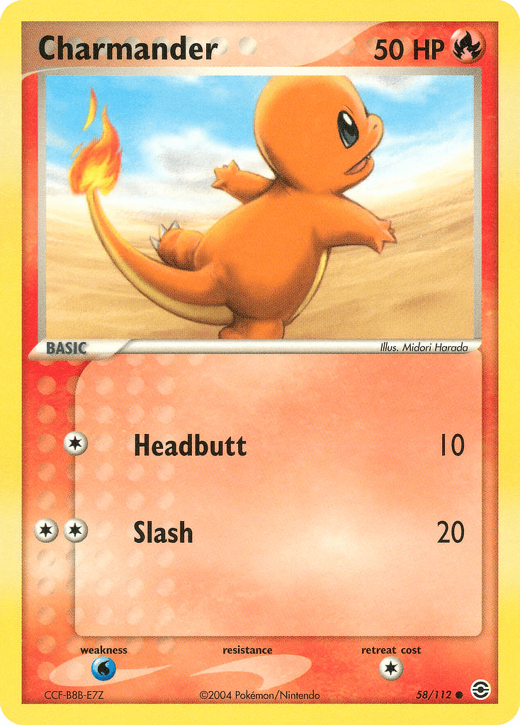 Charmander 58/112