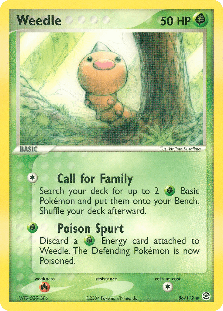 Weedle 86/112