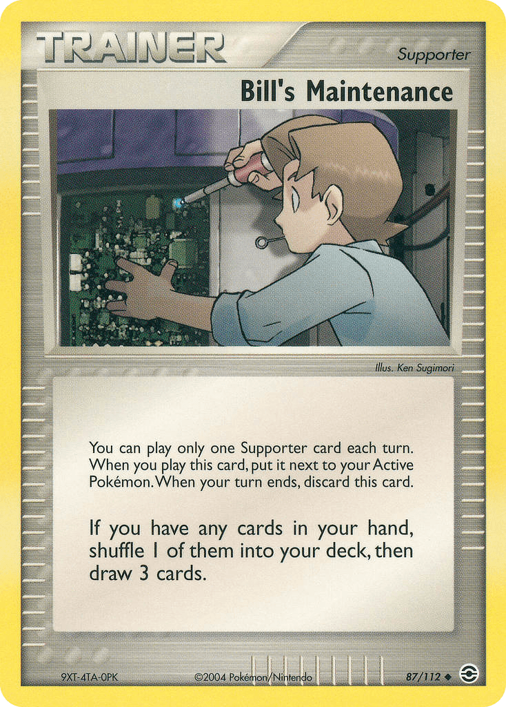 Bill's Maintenance 87/112