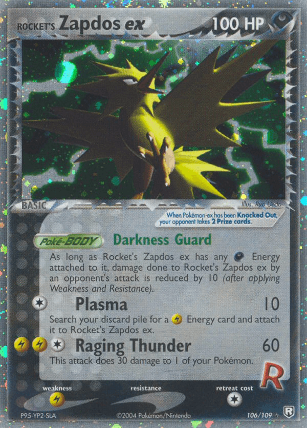 Rocket's Zapdos ex 106/109