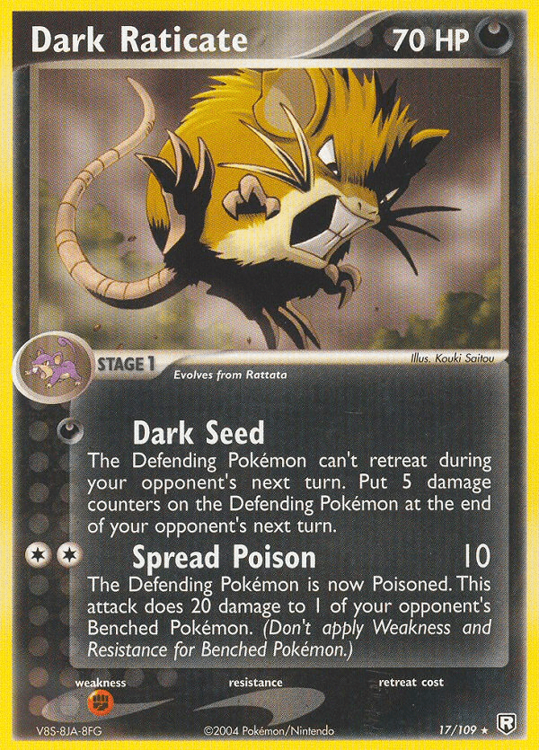 Dark Raticate 17/109