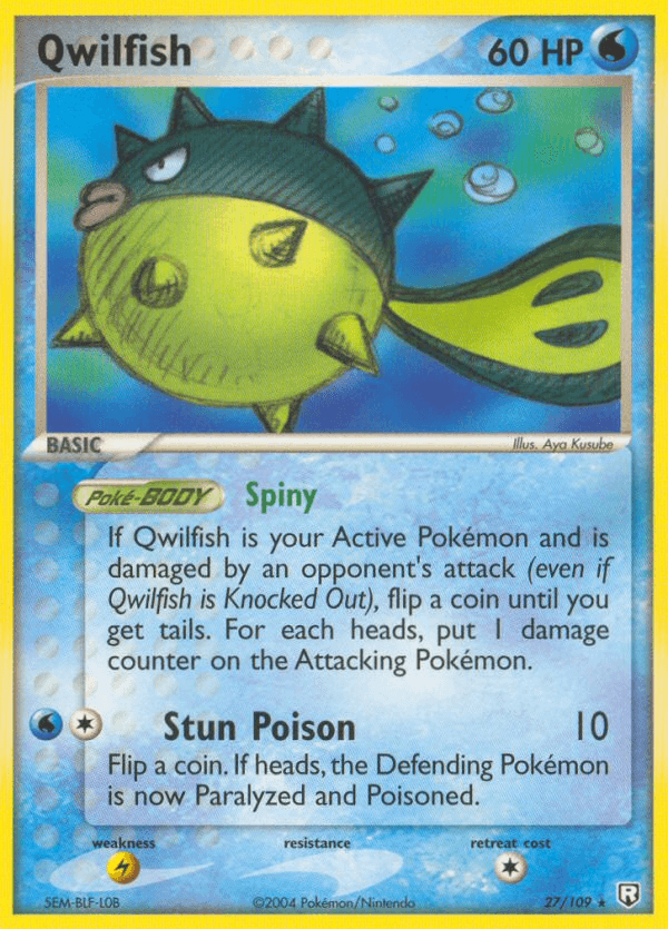 Qwilfish 27/109