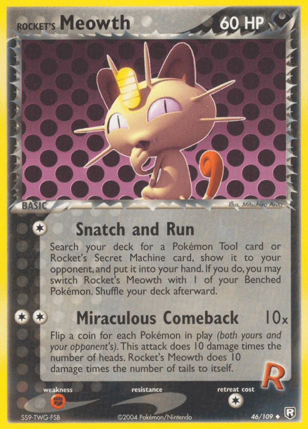 Rocket's Meowth 46/109