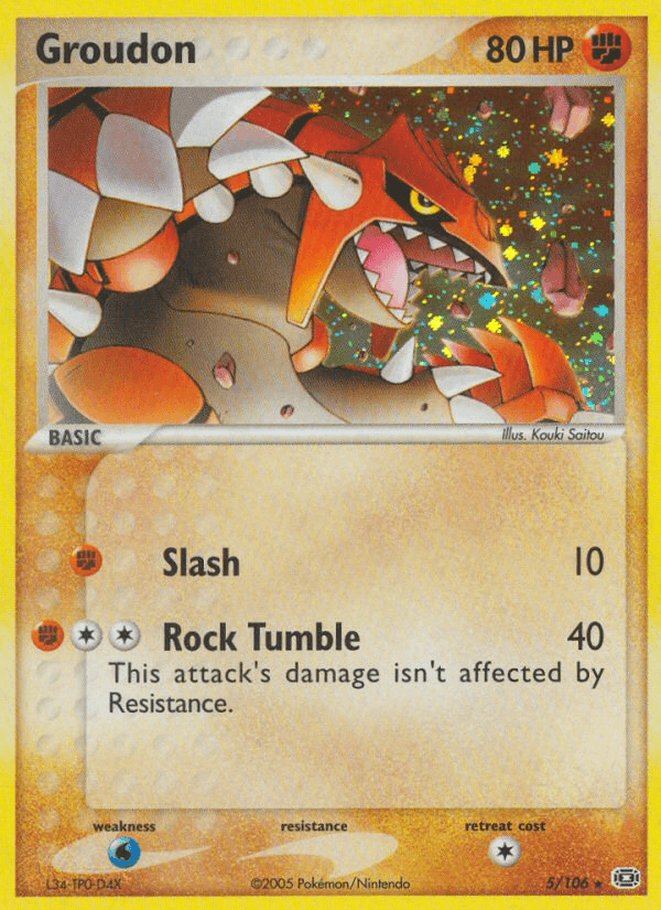 Groudon 5/106