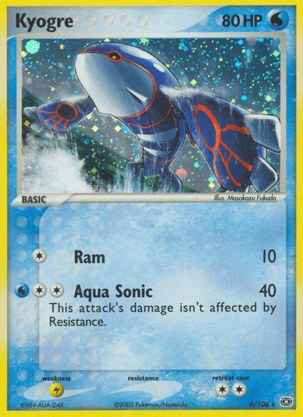 Kyogre 6/106