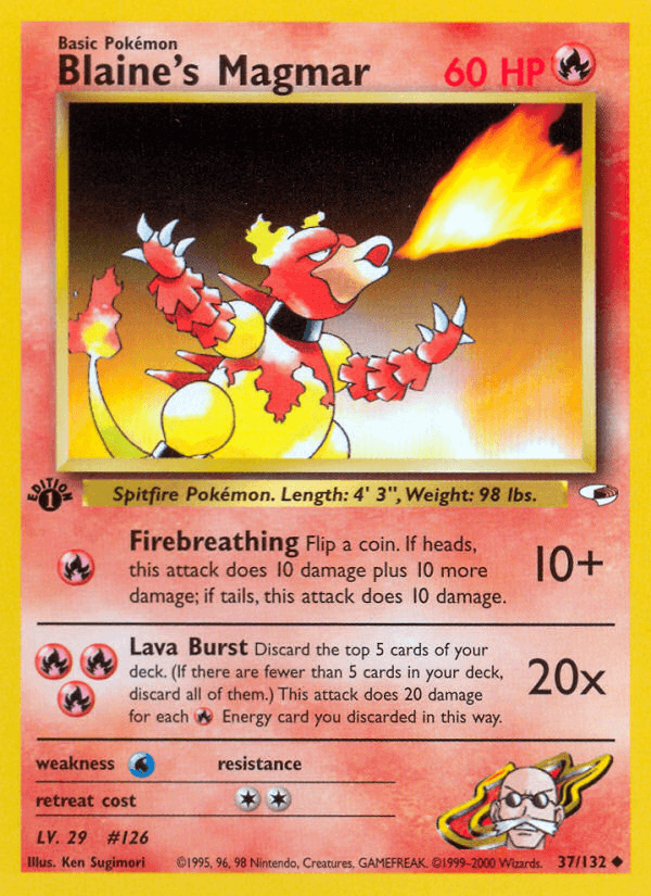 Blaine's Magmar 37/132