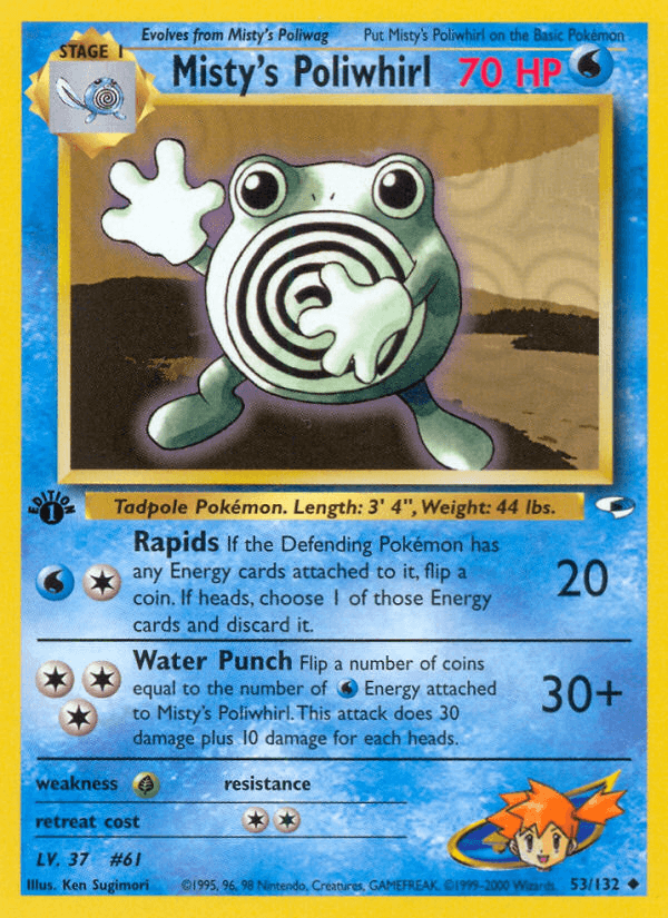 Misty's Poliwhirl 53/132