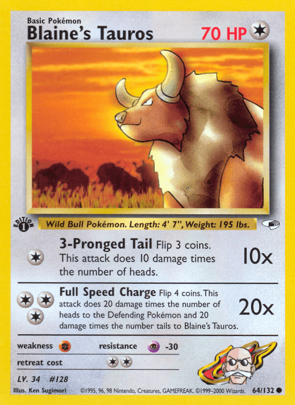 Blaine's Tauros 64/132