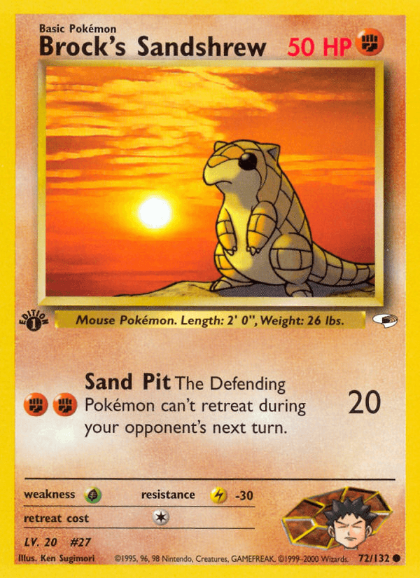 Brock's Sandshrew 72/132