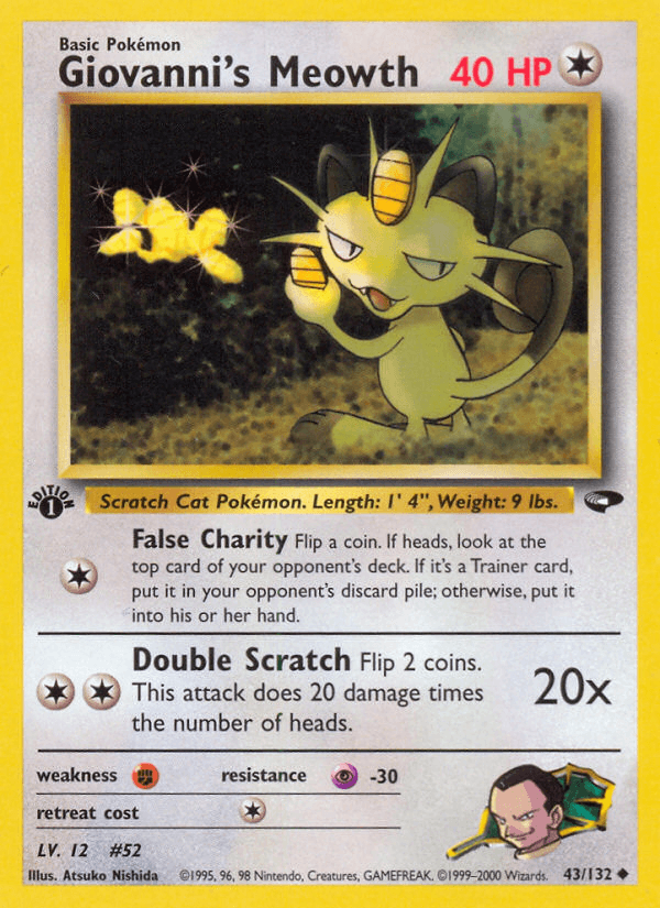 Giovanni's Meowth 43/132
