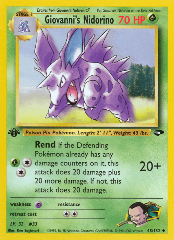 Giovanni's Nidorino 45/132