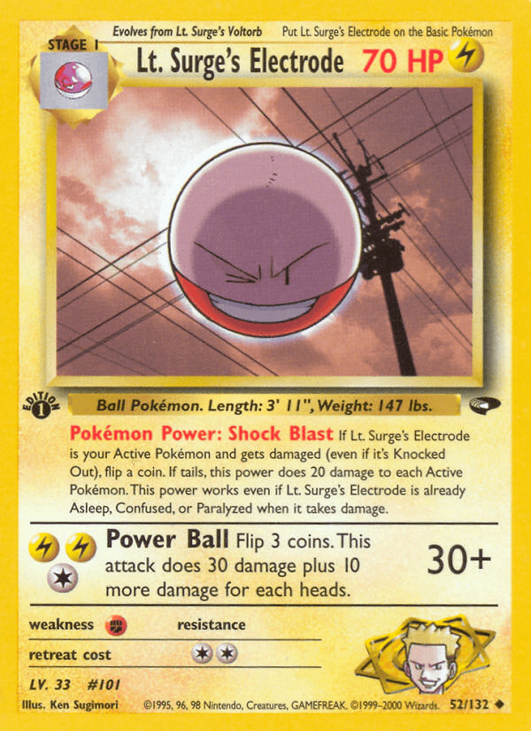 Lt. Surge's Electrode 52/132
