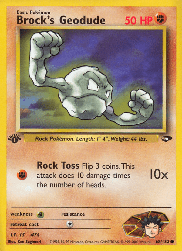Brock's Geodude 68/132