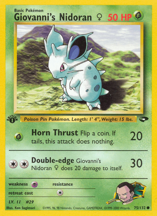 Giovanni's Nidoran ♀ 75/132