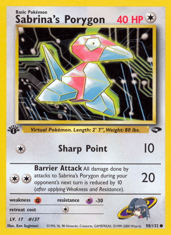 Sabrina's Porygon 98/132