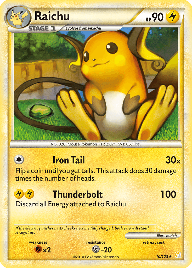 Raichu 10/123