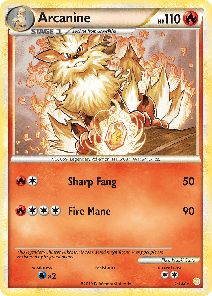 Arcanine 1/123