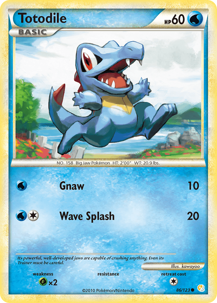 Totodile 86/123