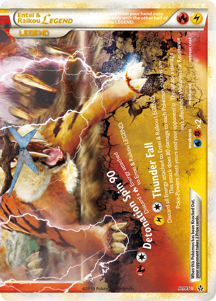 Entei & Raikou LEGEND 91/95