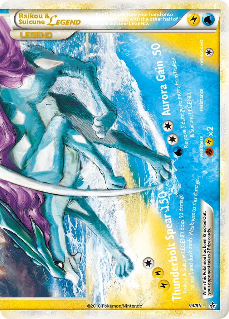Raikou & Suicune LEGEND 93/95
