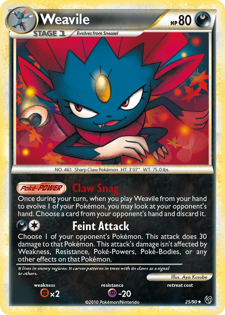 Weavile 25/90