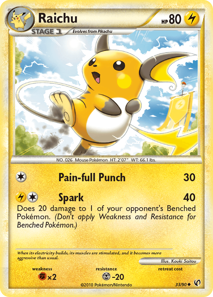 Raichu 33/90