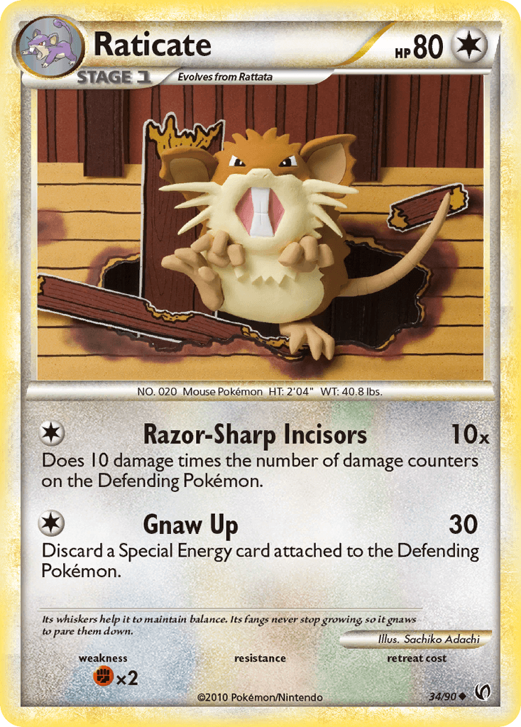 Raticate 34/90