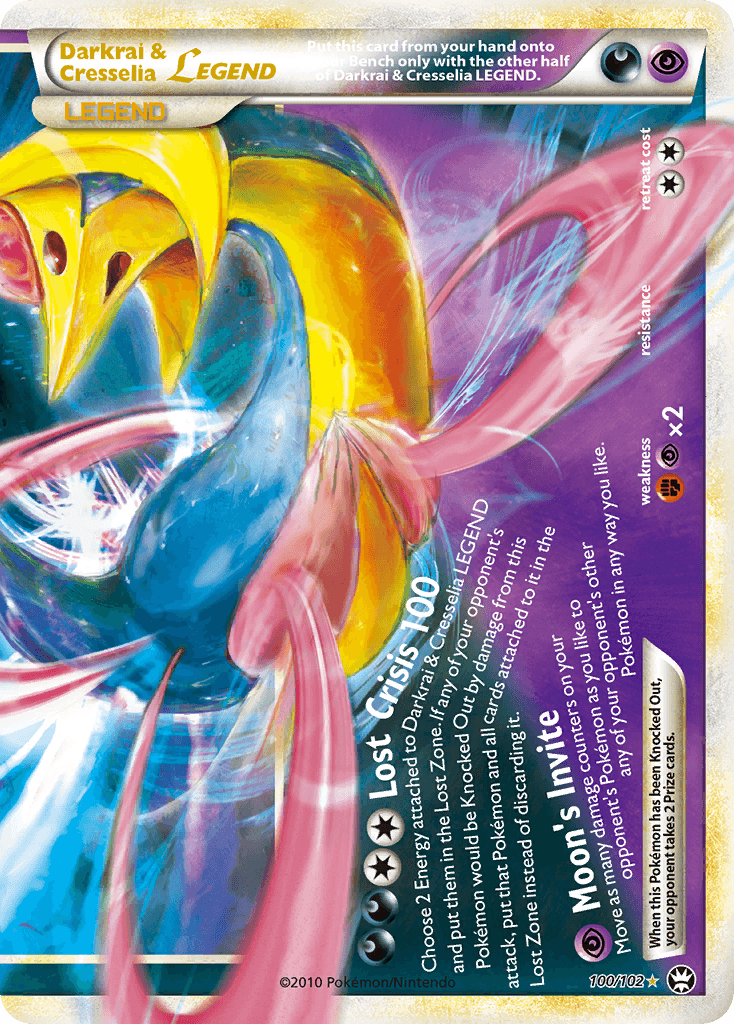 Darkrai & Cresselia LEGEND 100/102