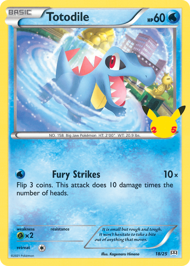Totodile 18/25