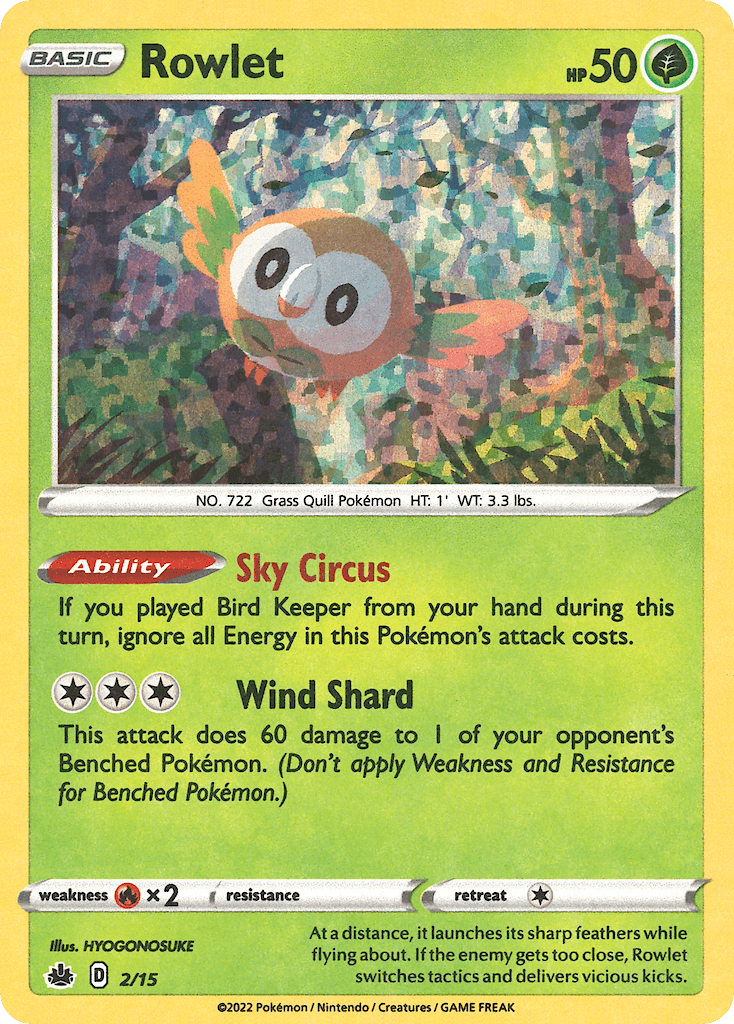 Rowlet 2/15