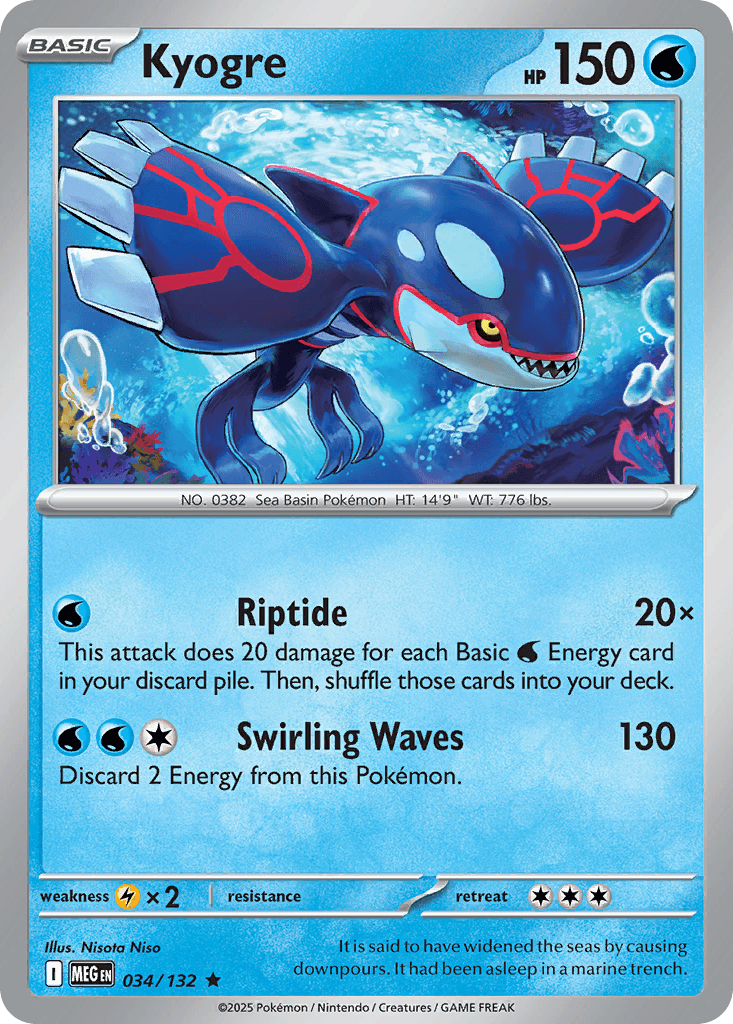 Kyogre 34/132
