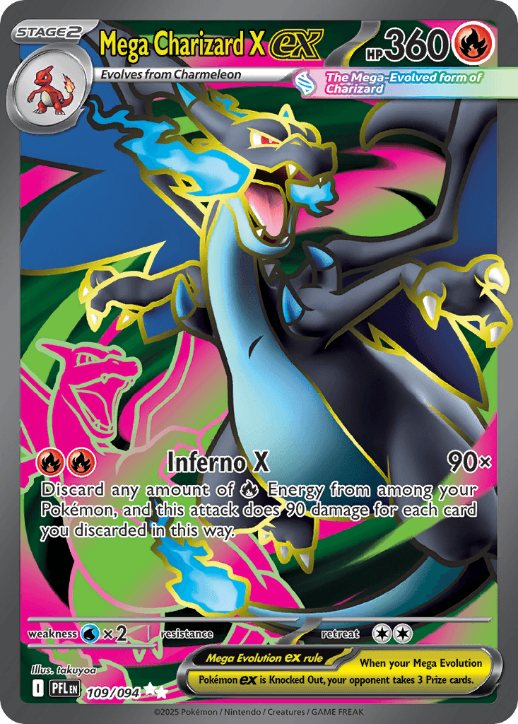 Mega Charizard X ex 109/94