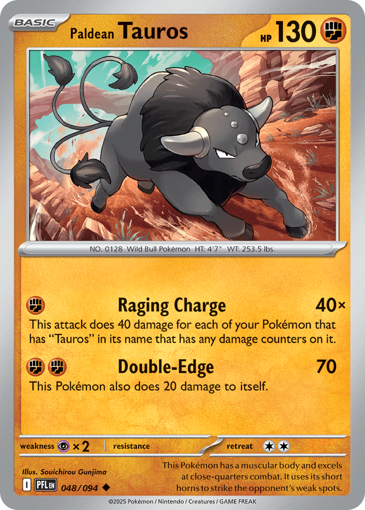 Paldean Tauros 48/94