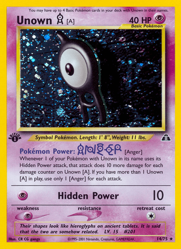 Unown [A] 14/75