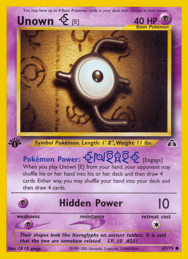 Unown [E] 67/75