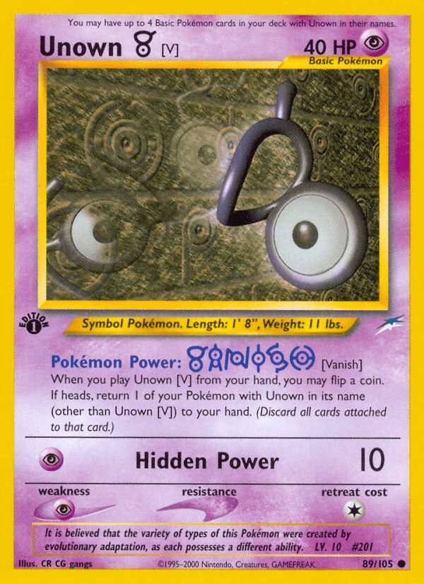 Unown [V] 89/105