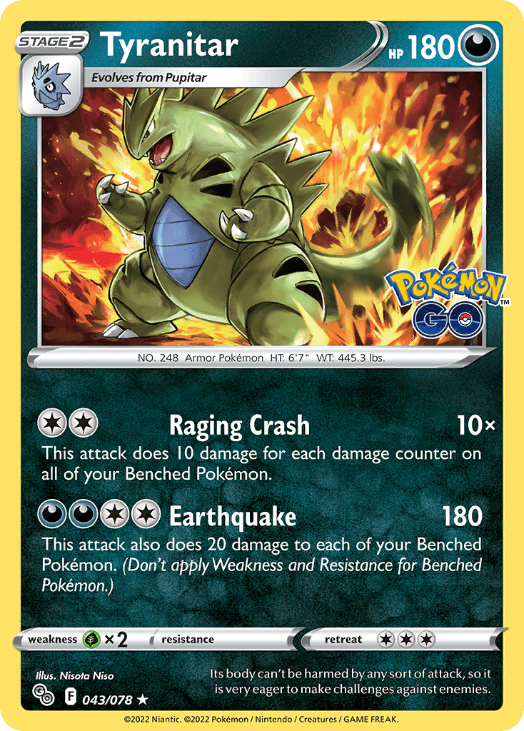 Tyranitar 43/78