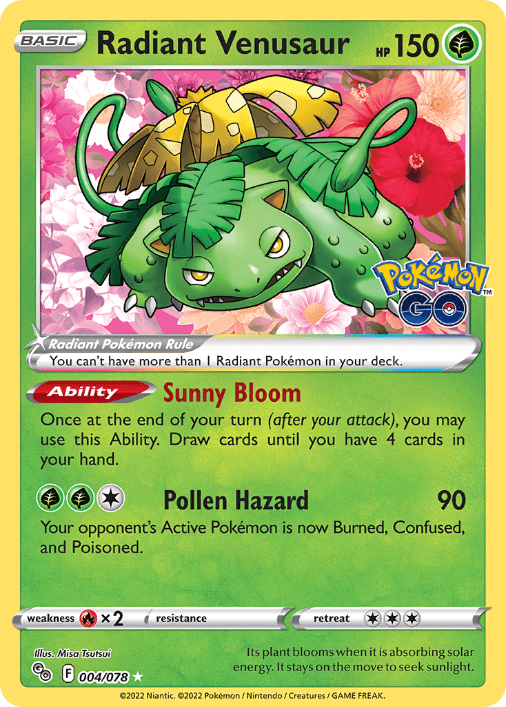 Radiant Venusaur 4/78