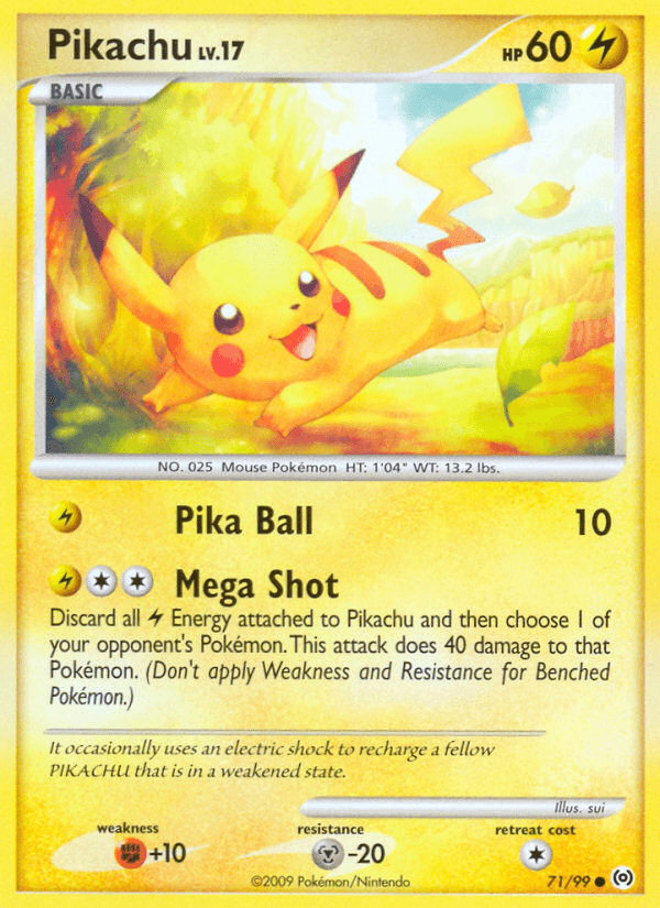 Pikachu 71/99