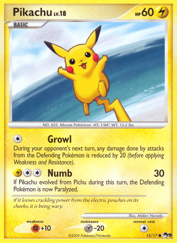 Pikachu 15/17