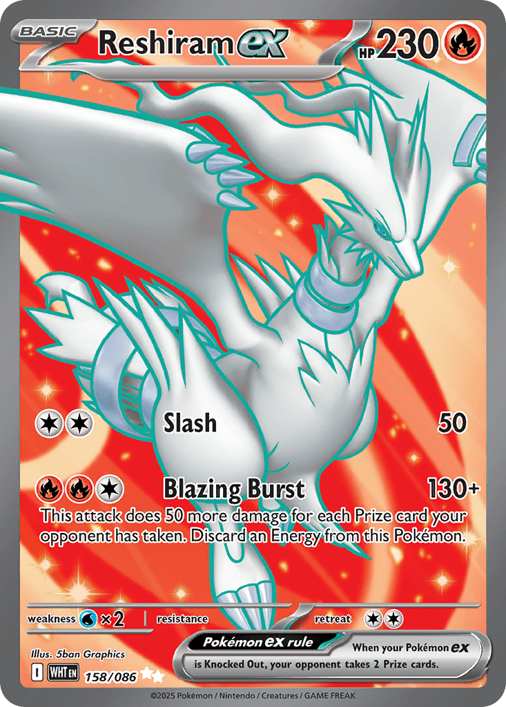 Reshiram ex 158/86