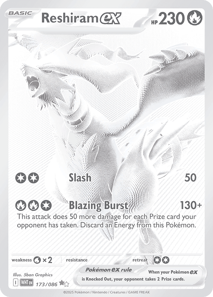 Reshiram ex 173/86