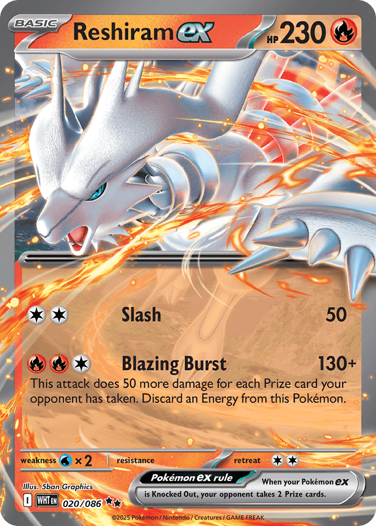 Reshiram ex 20/86