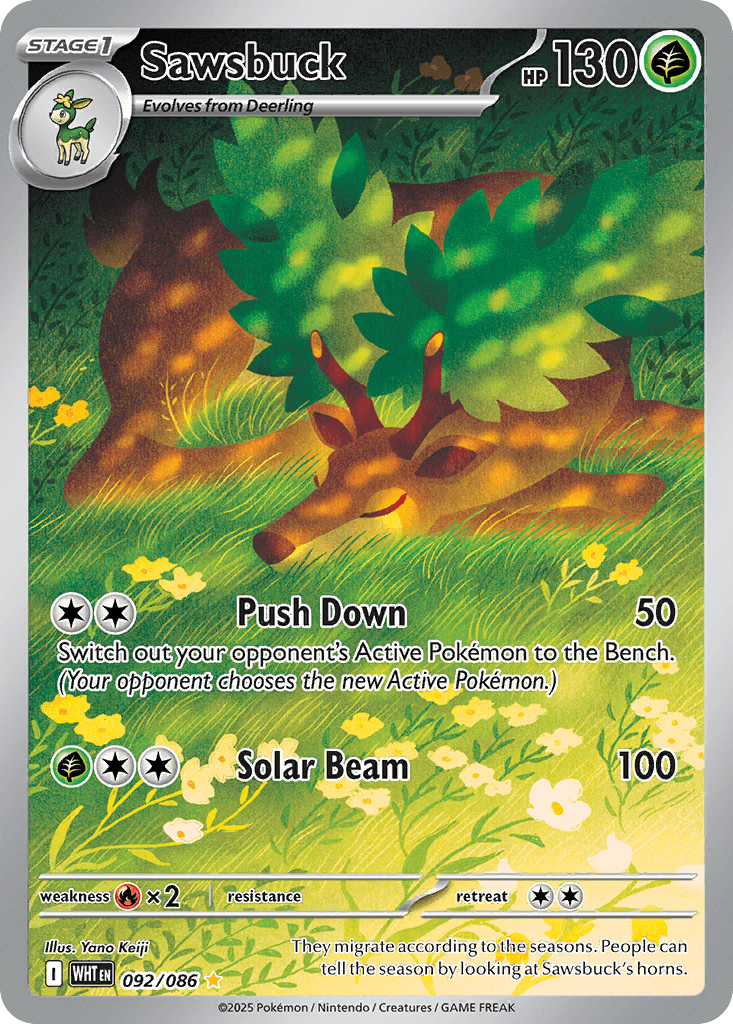 Sawsbuck 92/86