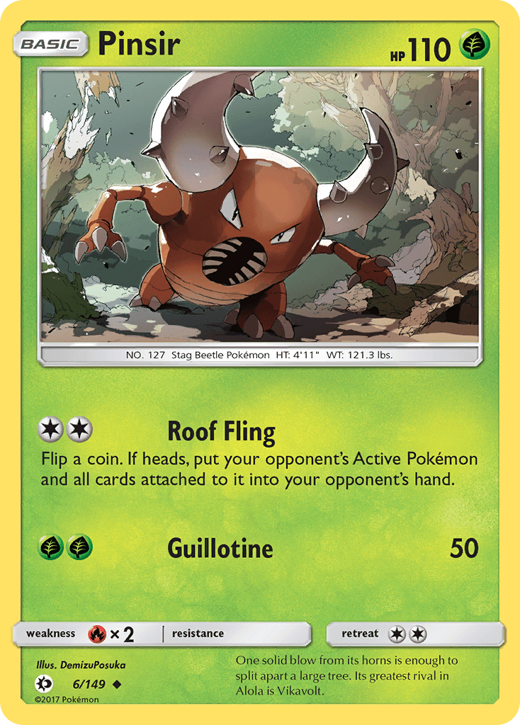 Pinsir 6/149