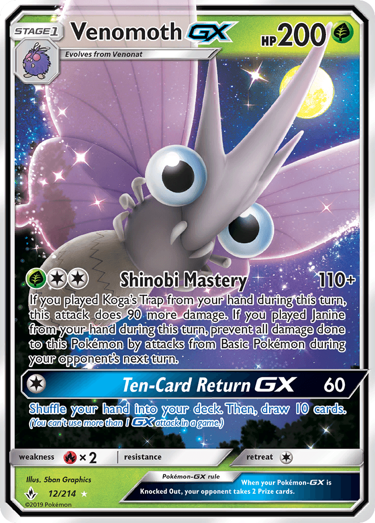 Venomoth-GX 12/214