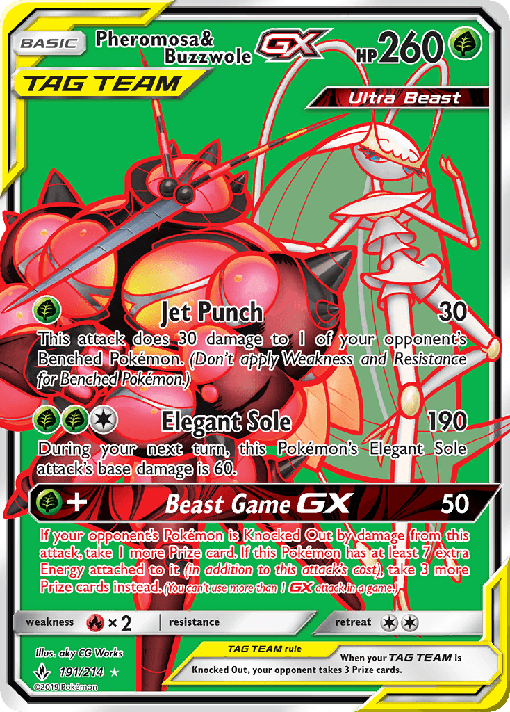Pheromosa & Buzzwole-GX 191/214