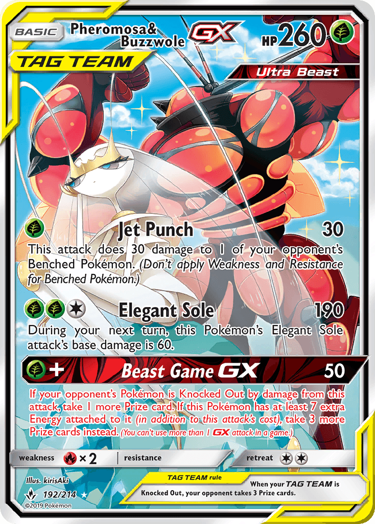 Pheromosa & Buzzwole-GX 192/214