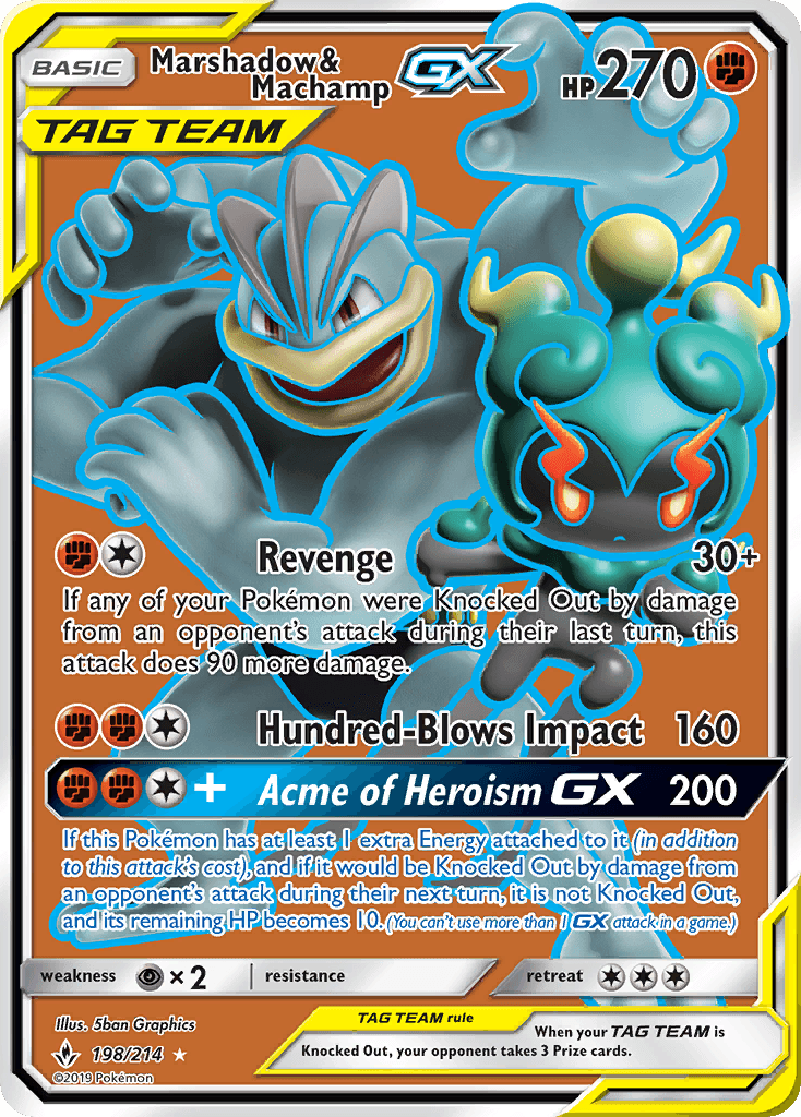 Marshadow & Machamp-GX 198/214